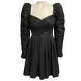 Load image into Gallery viewer, Self-Portrait Black Lace Back Taffeta Mini Dress
