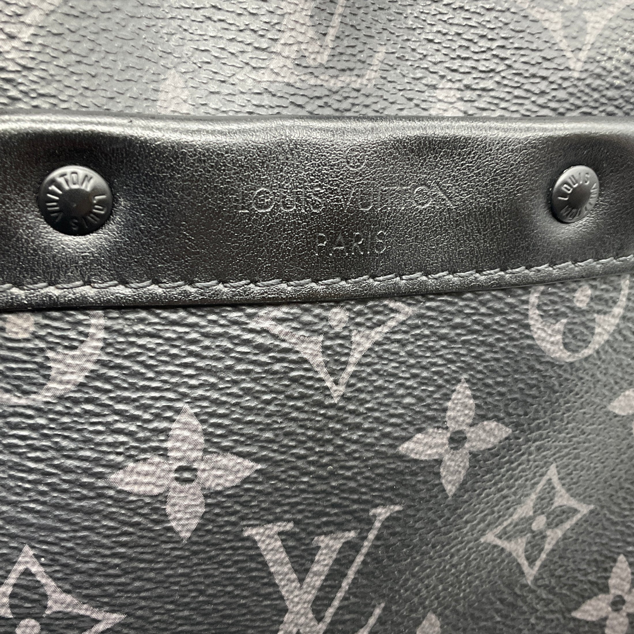 Louis Vuitton Black Monogram Canvas and Leather Alpha Messenger Bag