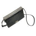 Load image into Gallery viewer, Escada Grey Y2K Embossed Leather Shoulder Bag
