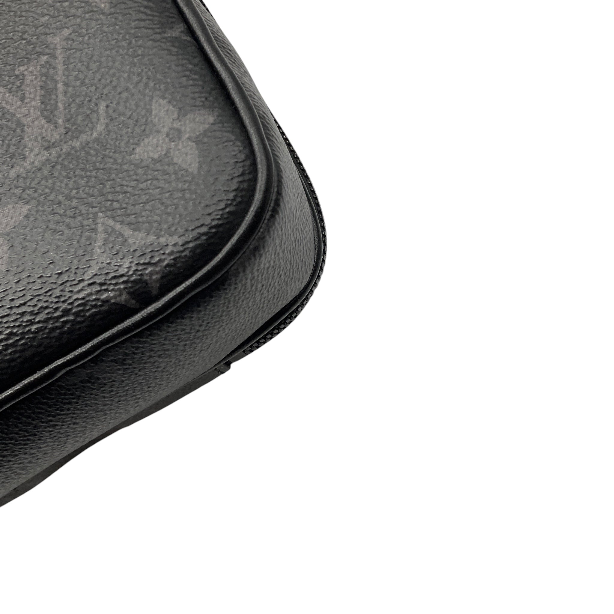 Louis Vuitton Black Monogram Canvas and Leather Alpha Messenger Bag