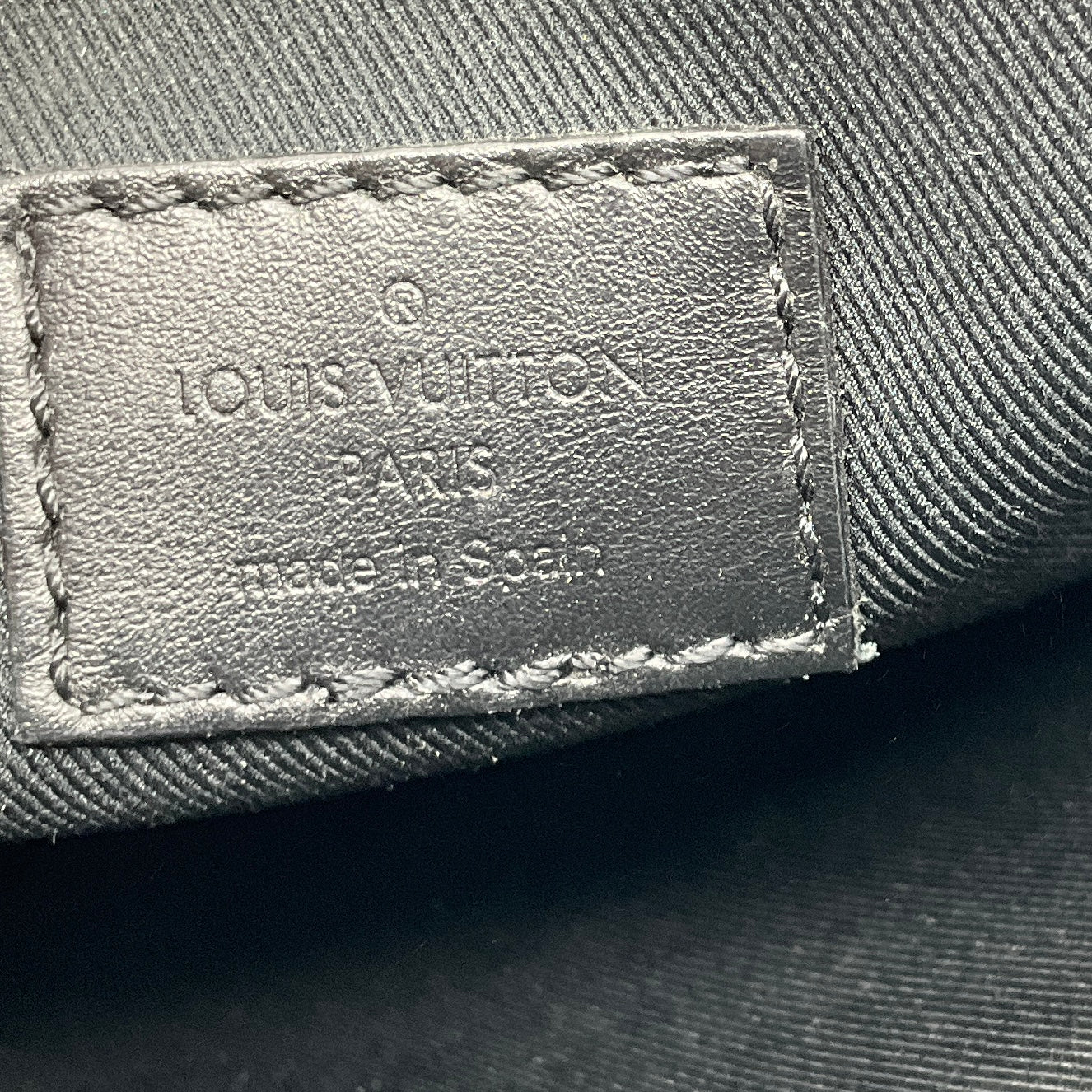 Louis Vuitton Black Monogram Canvas and Leather Alpha Messenger Bag