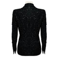 Load image into Gallery viewer, Badgley Mischka Couture Vintage Black Sequin and Bead Embellished Blazer Jacket

