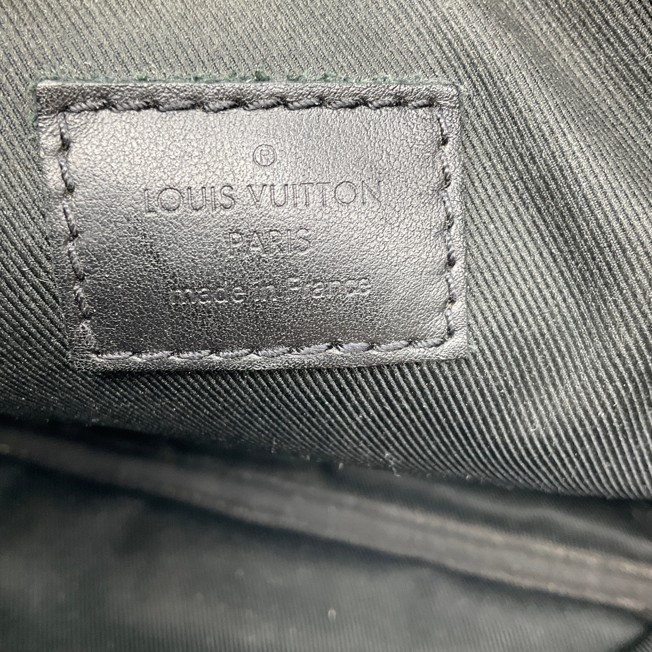 Louis Vuitton Graphite / Black Damier Coated Canvas and Leather Scott Messenger Shoulder Bag with Pouch