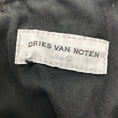 Load image into Gallery viewer, Dries Van Noten Black Double Breasted Belted Cotton Coat
