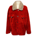 Load image into Gallery viewer, Punto Burnt Orange Lamb Shearling Jacket with Mink Fur Collar
