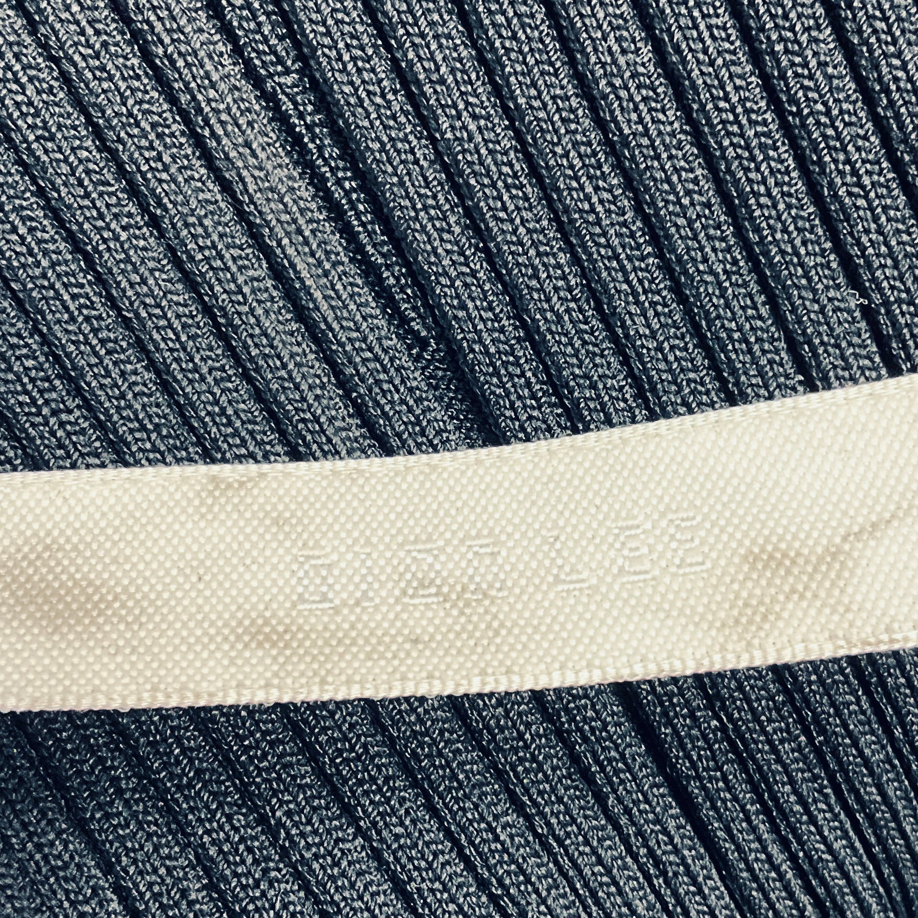 Dion Lee Black Cut Out Detail Long Sleeved Ribbed Knit Midi Dress