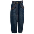 Load image into Gallery viewer, Ulla Johnson Dark Wash Stitch Detail Denim Jeans
