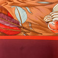 Load image into Gallery viewer, Hermes Burgundy Multi Christophe Colomb Decouvre l’Amerique Square Silk Twill Scarf
