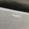 Load image into Gallery viewer, Saint Laurent Black Calfskin Leather Ligne Y Clutch Bag
