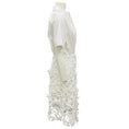 Load image into Gallery viewer, Simkhai White Colette Floral Guipure Applique Midi Dress
