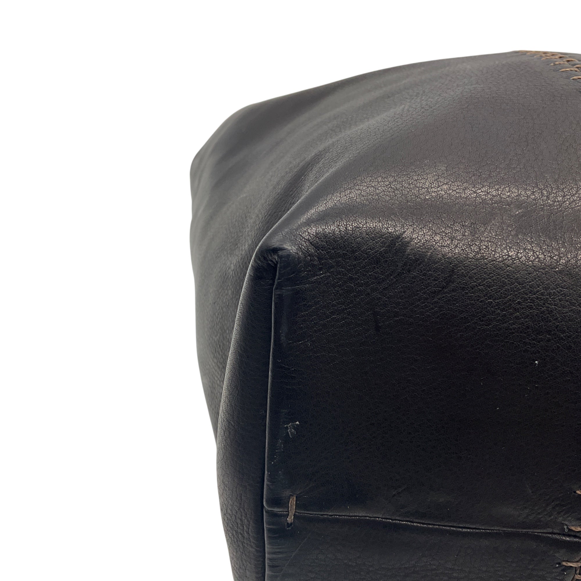 Henry Beguelin Black / Nero Large Betta Leather Tote Handbag