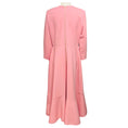 Load image into Gallery viewer, Oscar de la Renta Light Pink Long Sleeved Wool Stretch Midi Dress
