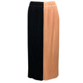 Load image into Gallery viewer, Proenza Schouler White Label Black / Peach Pleated Midi Skirt
