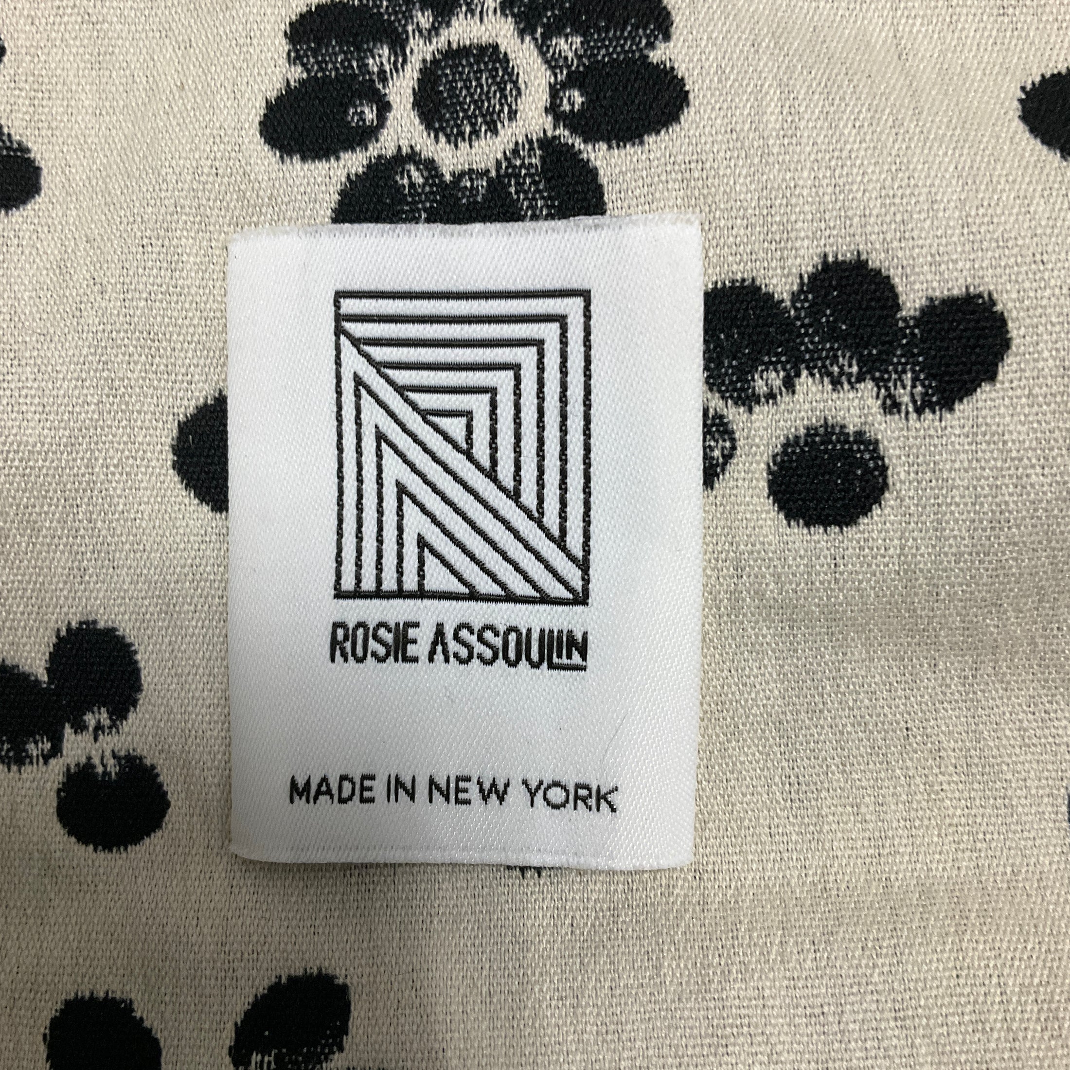 Rosie Assoulin Cream / Black All Buttoned Up Floral Vest Top and Floral Gathered Skirt