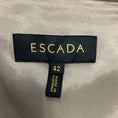 Load image into Gallery viewer, Escada Taupe Faux Leather Trimmed Wool Blazer

