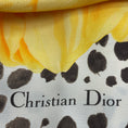 Load image into Gallery viewer, Christian Dior Yellow Multi Printed Square Silk Twill Scarf
