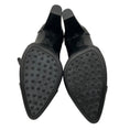 Load image into Gallery viewer, Tod's Black Patent Leather Trimmed Wingtip Lace-Up Leather Oxford Ankle Booties
