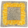 Load image into Gallery viewer, Christian Dior Yellow Multi Printed Square Silk Twill Scarf
