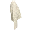 Load image into Gallery viewer, Brunello Cucinelli Ivory Long Sleeved Cable Knit Cashmere and Silk Sweater
