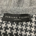 Load image into Gallery viewer, Fabiana Filippi Grey Monili Bead Embellished Two Tone Cashmere Knit Pullover Sweater

