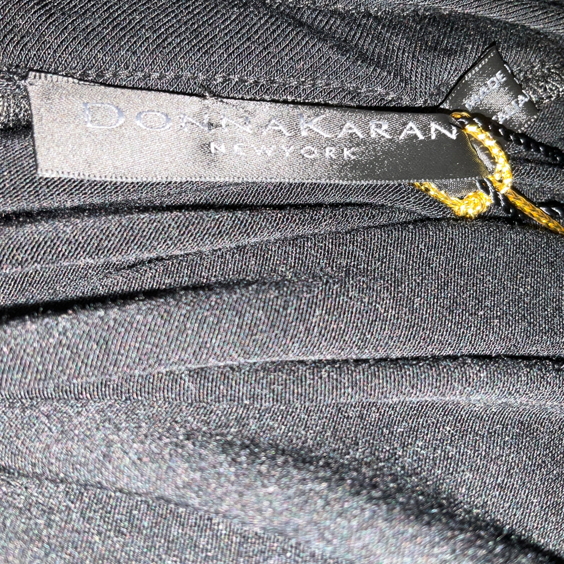 Donna Karan Black Essential Jersey Infinity System Dress