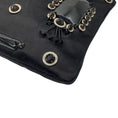 Load image into Gallery viewer, Prada Black Raso Ricamo Embellished Satin Pochette / Clutch
