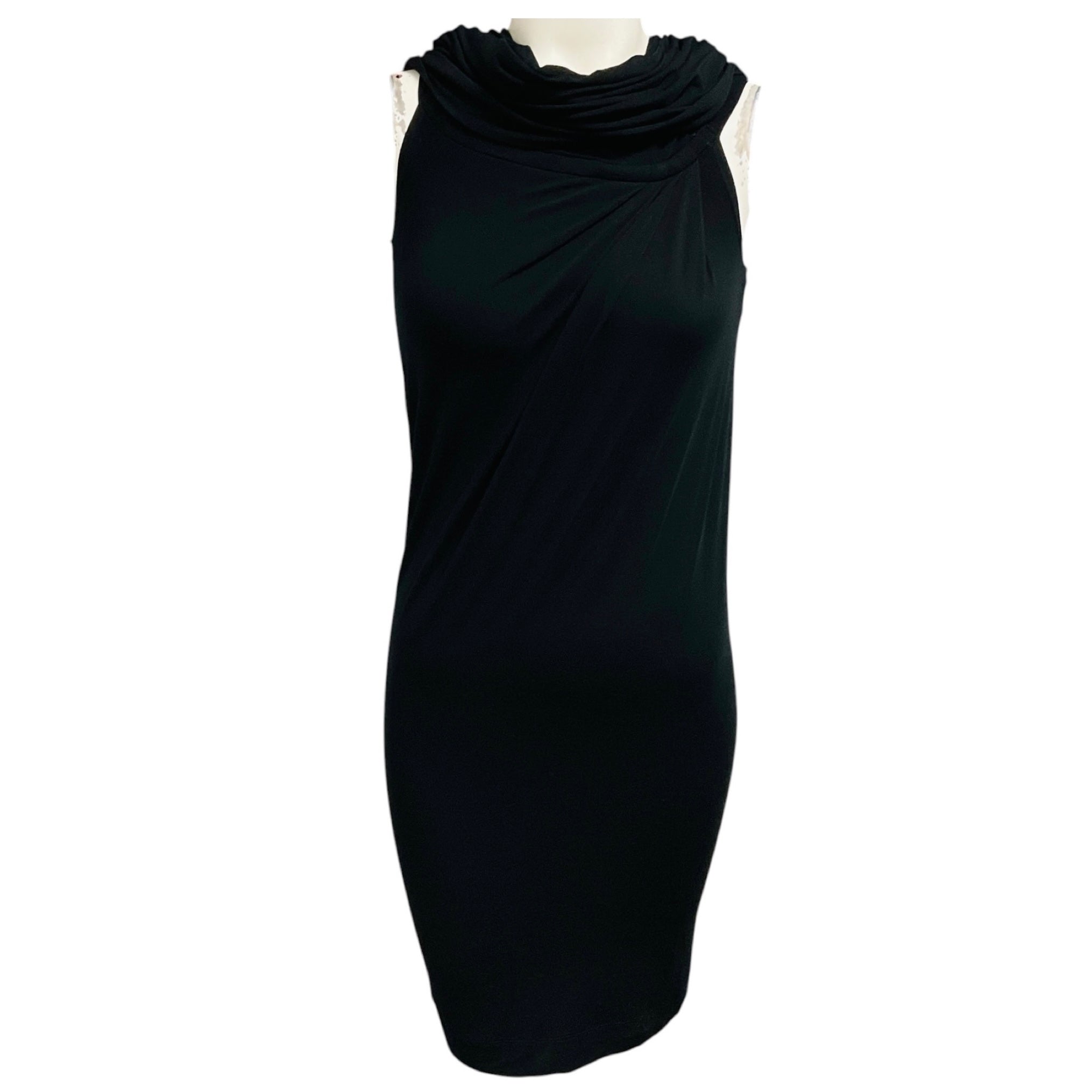 Donna Karan Black Essential Jersey Infinity System Dress