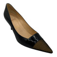 Load image into Gallery viewer, Christian Louboutin Black Mesh Detail Leather Pumps
