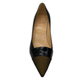 Load image into Gallery viewer, Christian Louboutin Black Mesh Detail Leather Pumps
