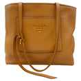 Load image into Gallery viewer, Prada Caramel Vitello Daino Leather Shopping Handbag
