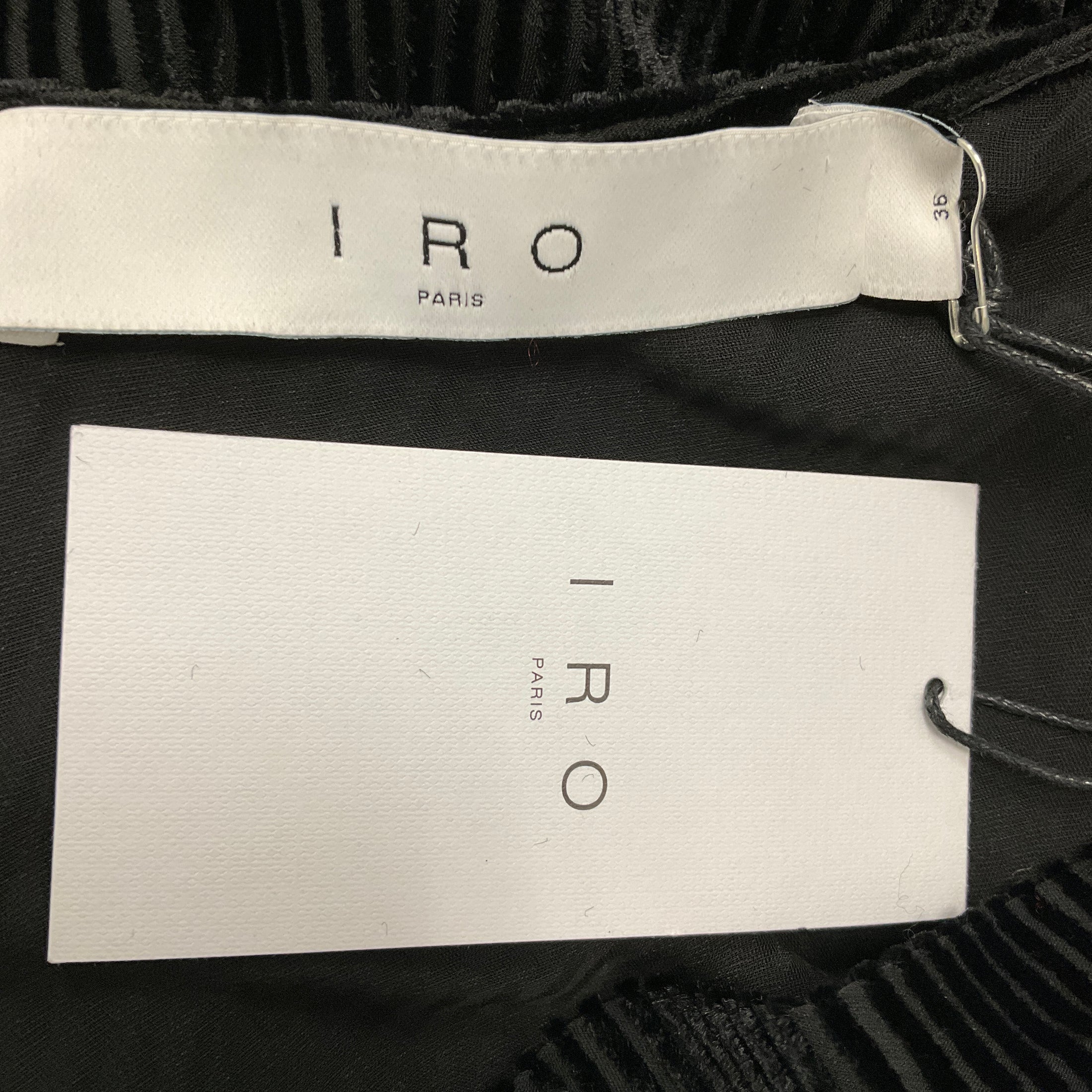 IRO Black Zely Mini Dress