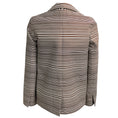 Load image into Gallery viewer, Marc Jacobs Brown / White Striped Cotton Blazer
