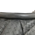 Load image into Gallery viewer, Bottega Veneta Charcoal Grey Leather Intercciato Aquilone Fortune Shoulder Bag
