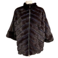 Load image into Gallery viewer, Valentino Furs Dark Purple / Blue Zip Front Mink Fur Jacket
