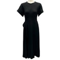 Load image into Gallery viewer, Ulla Johnson Black Noir Cassia Silk Midi Dress
