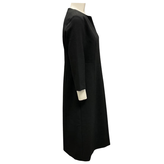 Peserico Dark Sapphire Grey Two Way Stretch Technical Double Fabric Sheath Dress