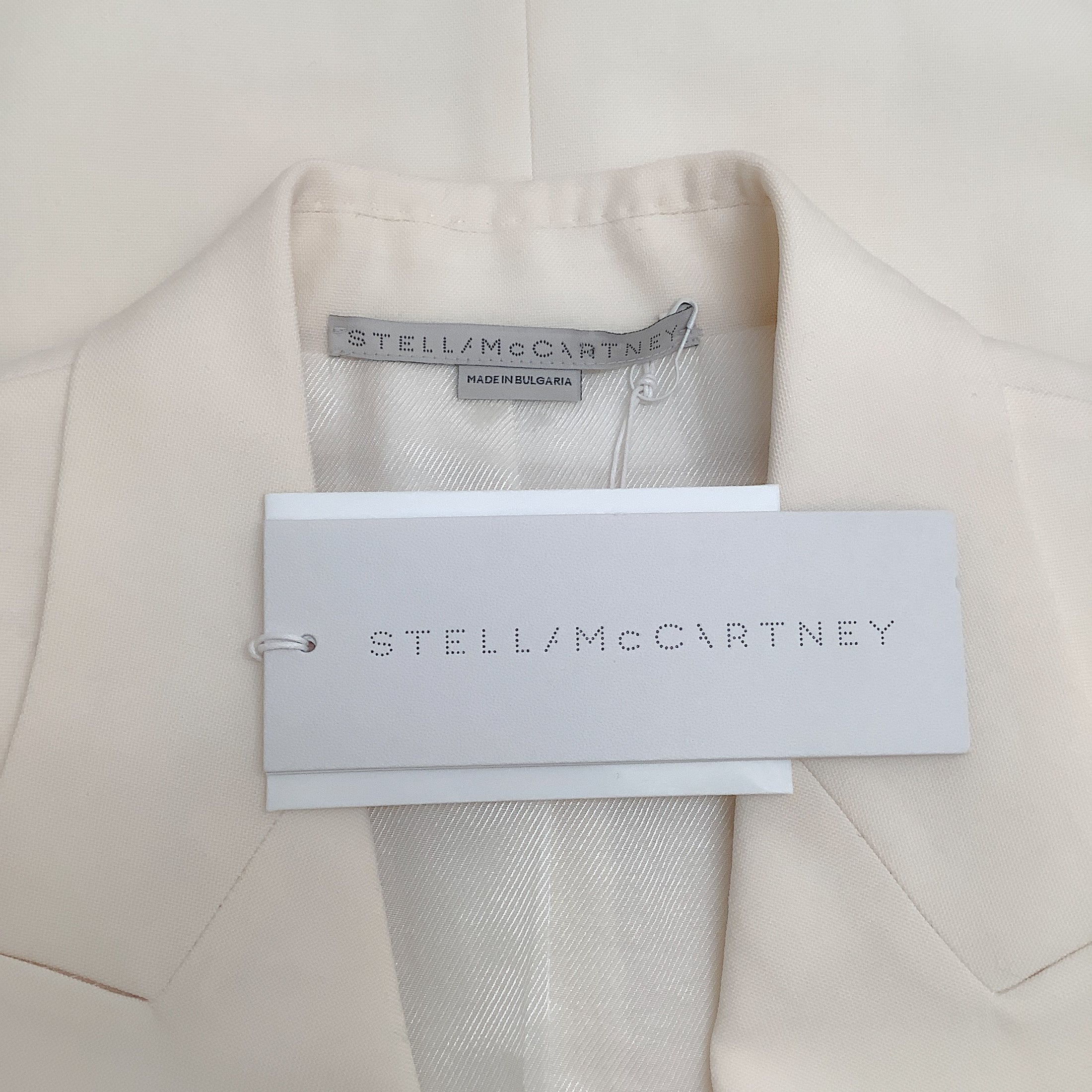 Stella McCartney Ivory Blazer Cut Mini Dress