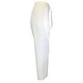 Load image into Gallery viewer, Jil Sander White Cotton and Linen Drawstring Pants
