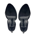 Load image into Gallery viewer, Hermes Black Suede Caged Open Toe Ankle Booties

