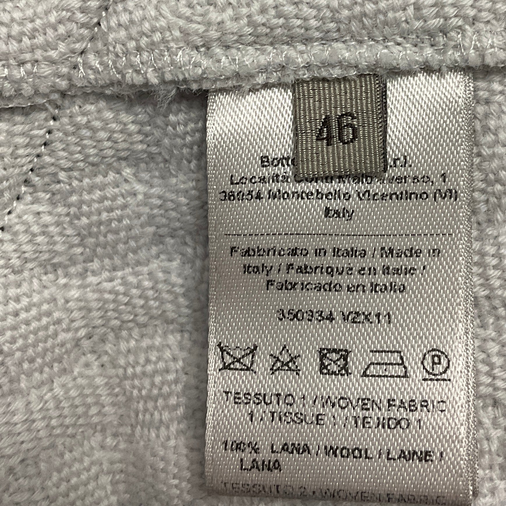Bottega Veneta Light Grey / Gunmetal Metallic Embellished Wool Midi Dress