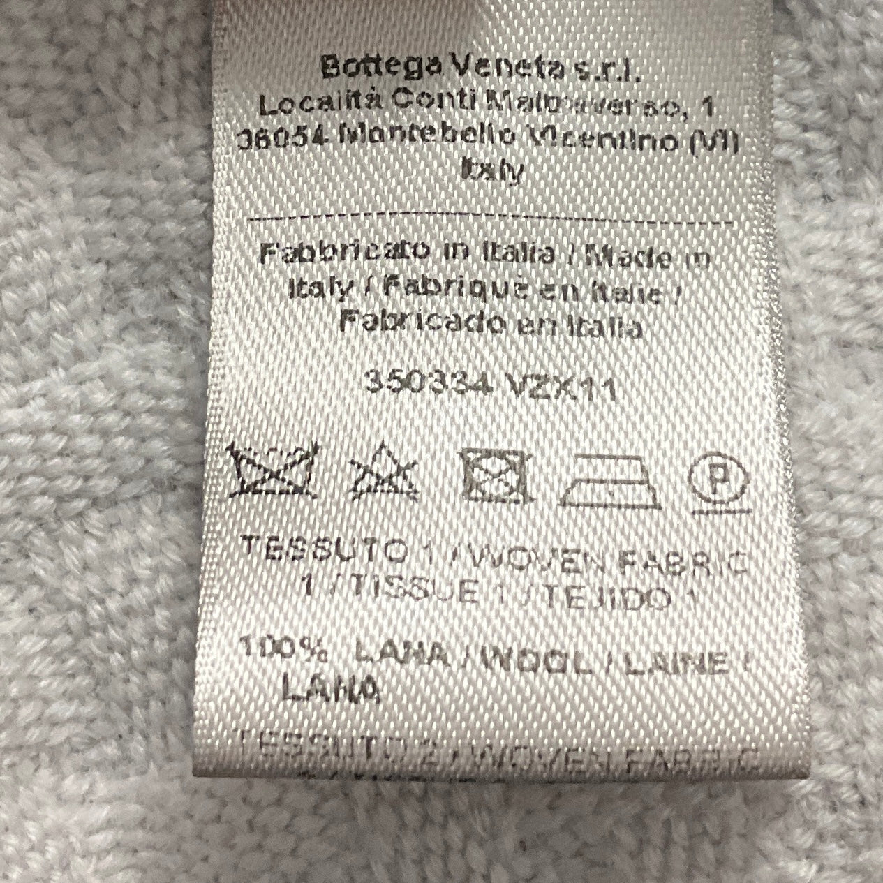 Bottega Veneta Light Grey / Gunmetal Metallic Embellished Wool Midi Dress