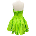 Load image into Gallery viewer, Leo Lin Lime Skye Applique Bustier Mini Dress
