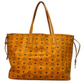 Load image into Gallery viewer, MCM Cognac Large Reversible Liz Visetos Shopper Tote Handbag
