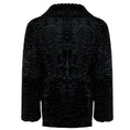 Load image into Gallery viewer, Christian Dior Black Reversible Double Breasted Astracan Lamb Fur and Leather Jacket with CD Bee Embroidery
