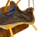 Load image into Gallery viewer, MCM Cognac Large Reversible Liz Visetos Shopper Tote Handbag
