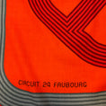 Load image into Gallery viewer, Hermes Orange / Red Multi Circuit 24 Faubourg Large Cashmere and Silk Scarf
