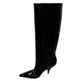 Load image into Gallery viewer, Bally Black Pointed Toe Patent Leather Tall Boots
