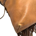 Load image into Gallery viewer, Henry Beguelin Tan / Brown Leather Fringe Braided Strap Crossbody Bag
