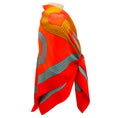 Load image into Gallery viewer, Hermes Orange / Red Multi Circuit 24 Faubourg Large Cashmere and Silk Scarf
