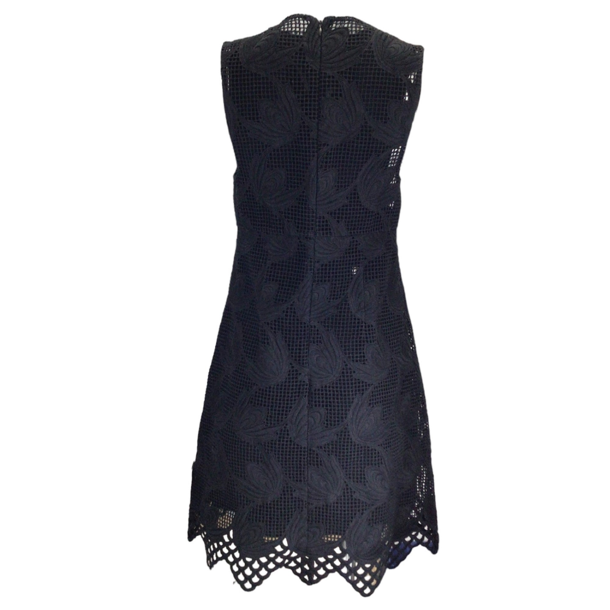 Marni Black Sleeveless Lace Dress